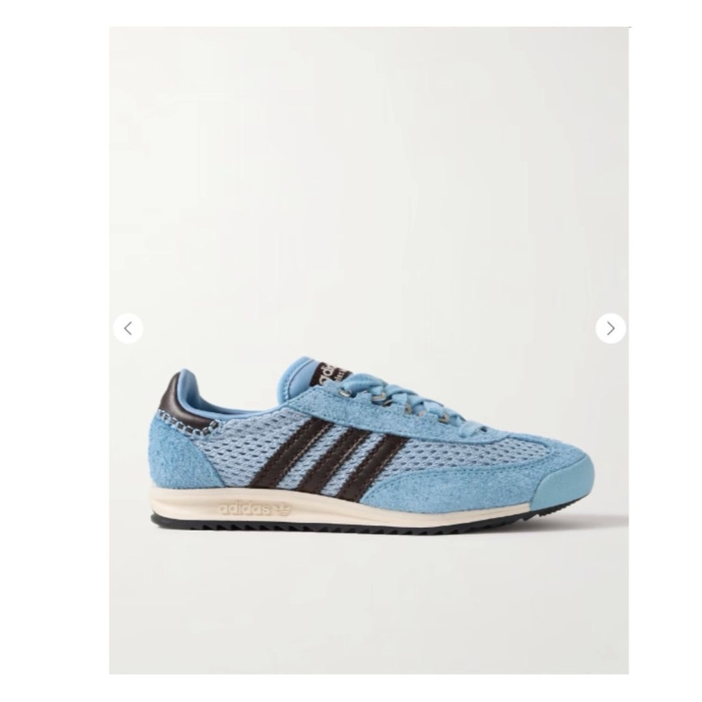 Adidas x Wales Bonner SL76 baby blue & black women’s sneaker size US5